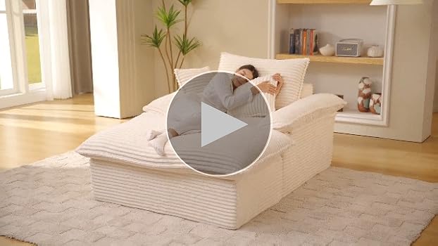 オットマン クッション　ピンク　C COMFORTLAND Amazon.com: Oversized Chaise Lounge Chair Boneless Sofa